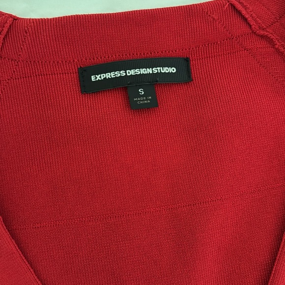 Red holiday Express Dress small - Picture 4 of 5